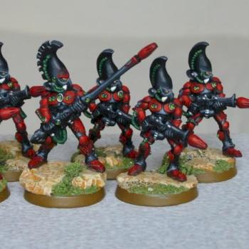 Eldar Fire Dragon squad by nels0nmac