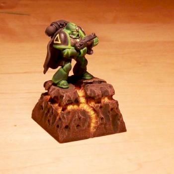 Salamander Space Marine by poisonarrow