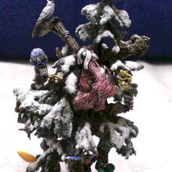 Wood Elf's New Year tree- Santa Claus by Eleorn