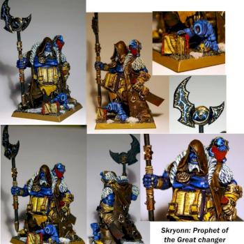 Possessed Tzeentch Slaughtermaster / Butcher by Corai