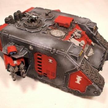 Warhammer 40K PAINTED LAND RAIDER PROMETHEUS by TheAvian