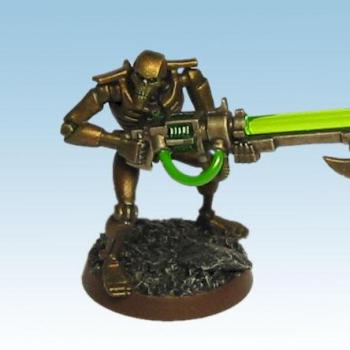 Necron warior (bronze) by Brother Captain