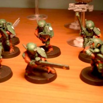 fire warrior squad by jon farley