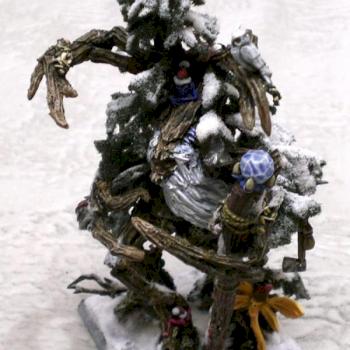 Wood Elf's New Year tree- Santa Claus by Eleorn