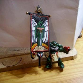 Dark Angels Banner Bearer by madpainter