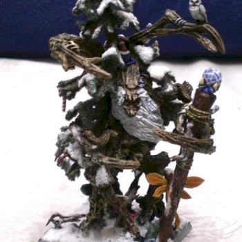Wood Elf's New Year tree- Santa Claus by Eleorn