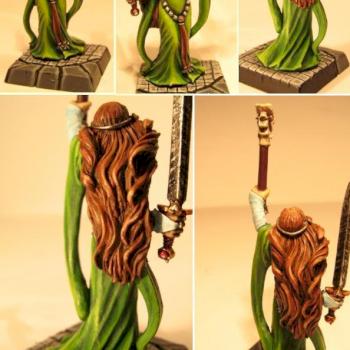 Bretonnia bretonnian damsel sorceress by Lunatic