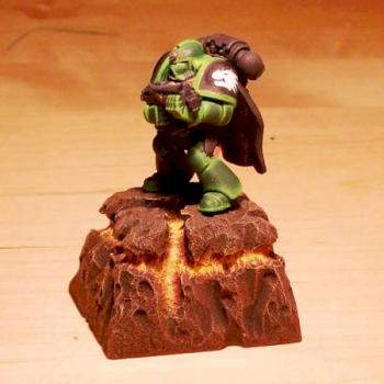 Salamander Space Marine by poisonarrow