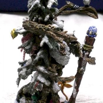 Wood Elf's New Year tree- Santa Claus by Eleorn