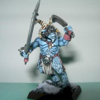 Beastmen champion by noctifero