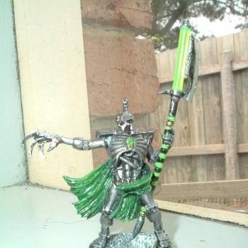 Necron Lord front by spartainiaman