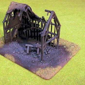 Burnt out barn by TrickRick