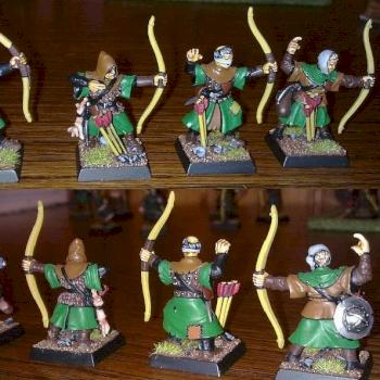Bowmen of Bergerance - bretonnian special unit by xsasis