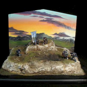 Space Marine Diorama by DHoffmann