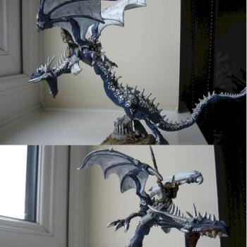 High elf Lord on Dragon Prince by Abuse14