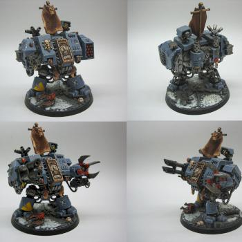 Space Wolves Venerable Deadnought by Nachomon