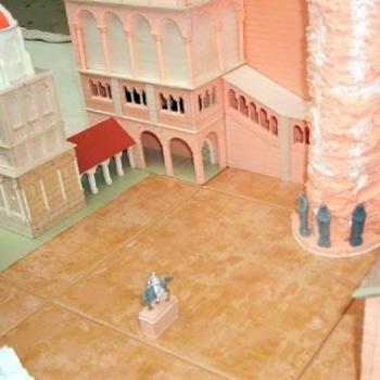 Making Minas Tirith gateway by TrickRick