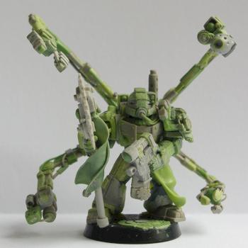 Space Marine Techmarine in full servo-harness by LeonDerKade