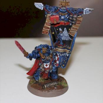 Ultramarines Banner! by krazynadechukr