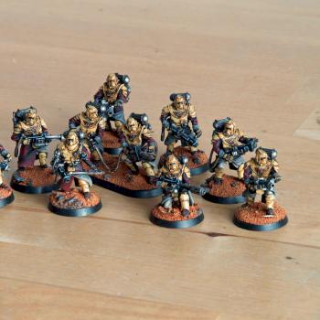 Skitarii Stormtroopers - Triarii by cerebralerebus