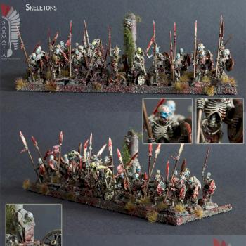 Skeleton Horde! by Sarmatia Painting Studio