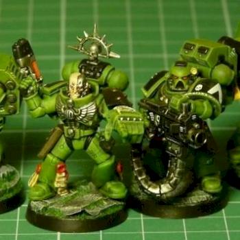 Brother-Sergeant Daros and Devastator Squad Epsilon by falgarcia