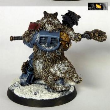 Space Wolves Njal Stormcaller by SkymaN