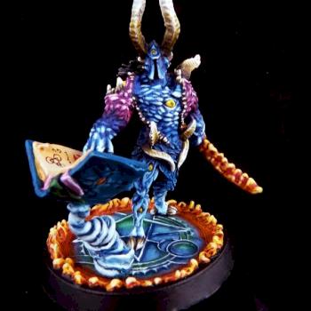 Daemonic Magelord on foot by Titan-forge