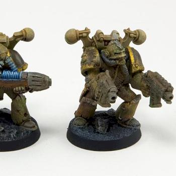 Three 'shooty' Plague Marines by atomsmasher