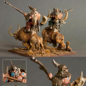 Ogre Kingdoms Mournfang Cavalry by Sarmatia Painting Studio