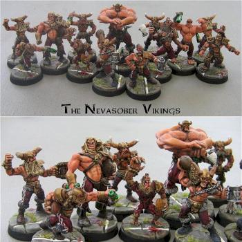 Norse Blood Bowl team by 0nyx