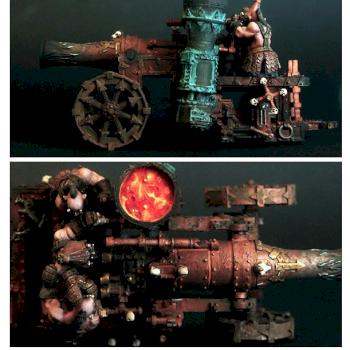 CHAOS DWARF MAGMA CANNON by loris