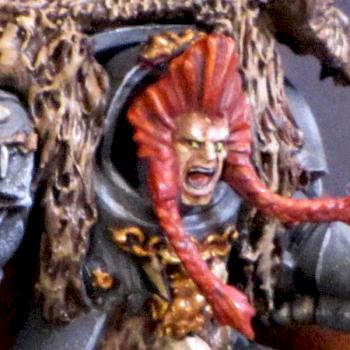 Space Wolves, Wolf Lord with Thunderhammer and Combi Weapon by Captain_Chronos