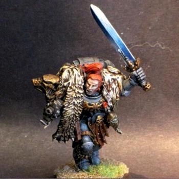 Space Wolves, Wolf Lord with Frost Blade by Captain_Chronos