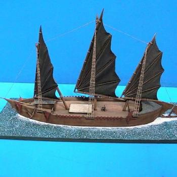 Corsair boat on sea by TrickRick