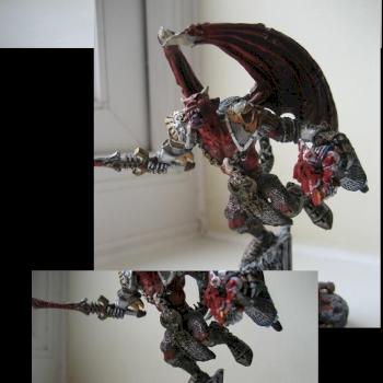 Daemon Prince /w decapitated High elf by Abuse14
