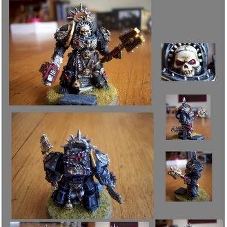 Space Marine Chaplain by suspiciousemu
