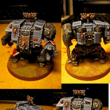 Space Wolf Dreadnought by tattooedbatman