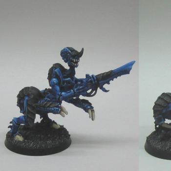 Old tyranid warrior by Nachomon