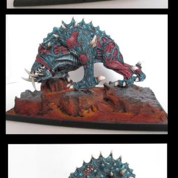 GIANT SPINED CHAOS BEAST // bete épineuse du chaos by noxyren80