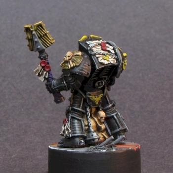 Chaplain in terminator armour by Avalanche by WhiteRavenFactory