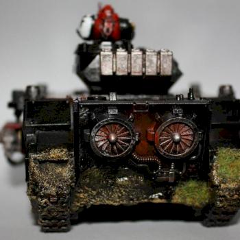 Black Templar Predator (rear view) by niewiem
