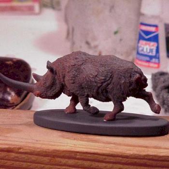 woolly rhino by Jodee