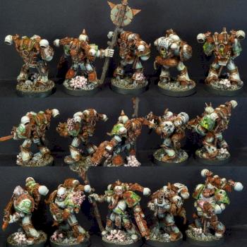 Death Guard Plague Marines Unit 3 by Xcorac