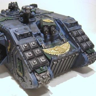 Raptors/Dark Angels Land Raider Crusader by Mael