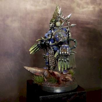 Alpha Legion Chaos Lord by jarhead