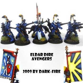 Eldar Dire Avengers// Asuryans Jäger by Dark-Fire