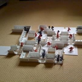 WIP modular 3D Space Hulk board by ithilmere