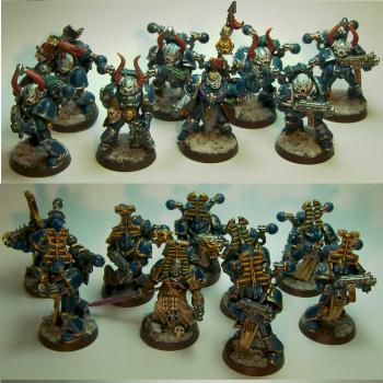 Chaos Space Marine Army by bradshaw