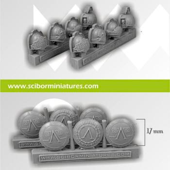 Conversions parts from Scibor Monstrous Miniatures by Scibor